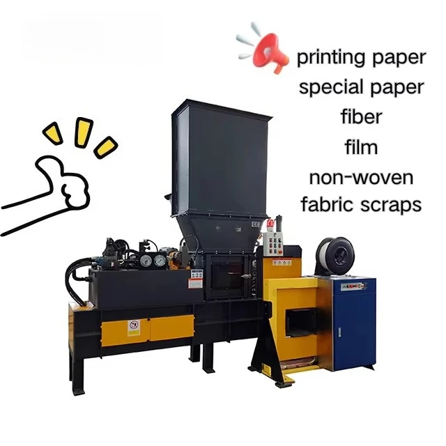 Hydraulic Full Automatic Small Horizontal Compressor Machine for Paper Plastic Film Textile No-Woven Fabric Sanitary by PP Strap