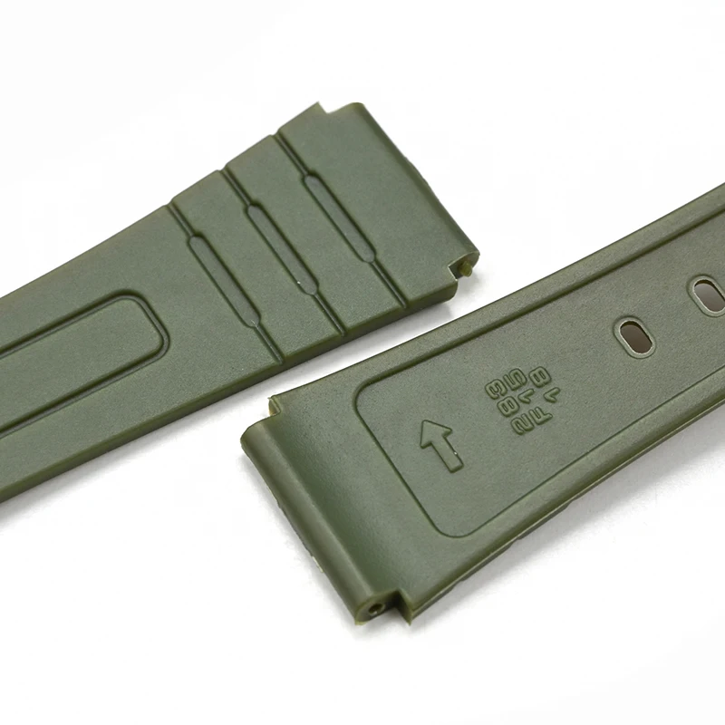 الراتنج حزام ل كاسيو F-91W F-84 F-105 A158 159 AE-1200 1300 الفولاذ المقاوم للصدأ مشبك الرياضة مقاوم للماء بولي TPU استبدال حزام (استيك) ساعة 18 مللي متر #3