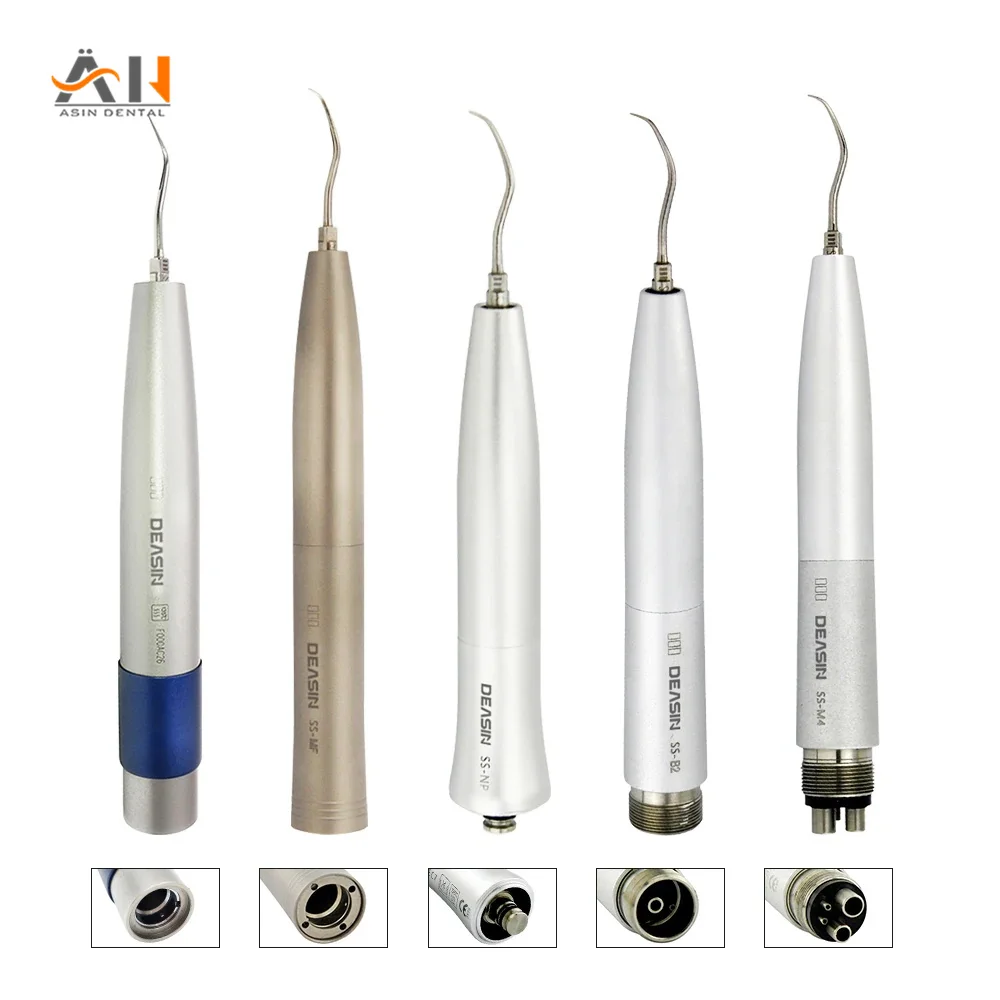 Dental Air Scaler Handpiece Fit For KAVO/NSK Coupling Series Inner Water Spray With 3 Scaling Tips