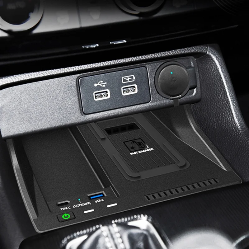 

Car Mobile Phone Wireless Charger Charging Panel Pad Phone Holder Fit For Honda Civic 2022