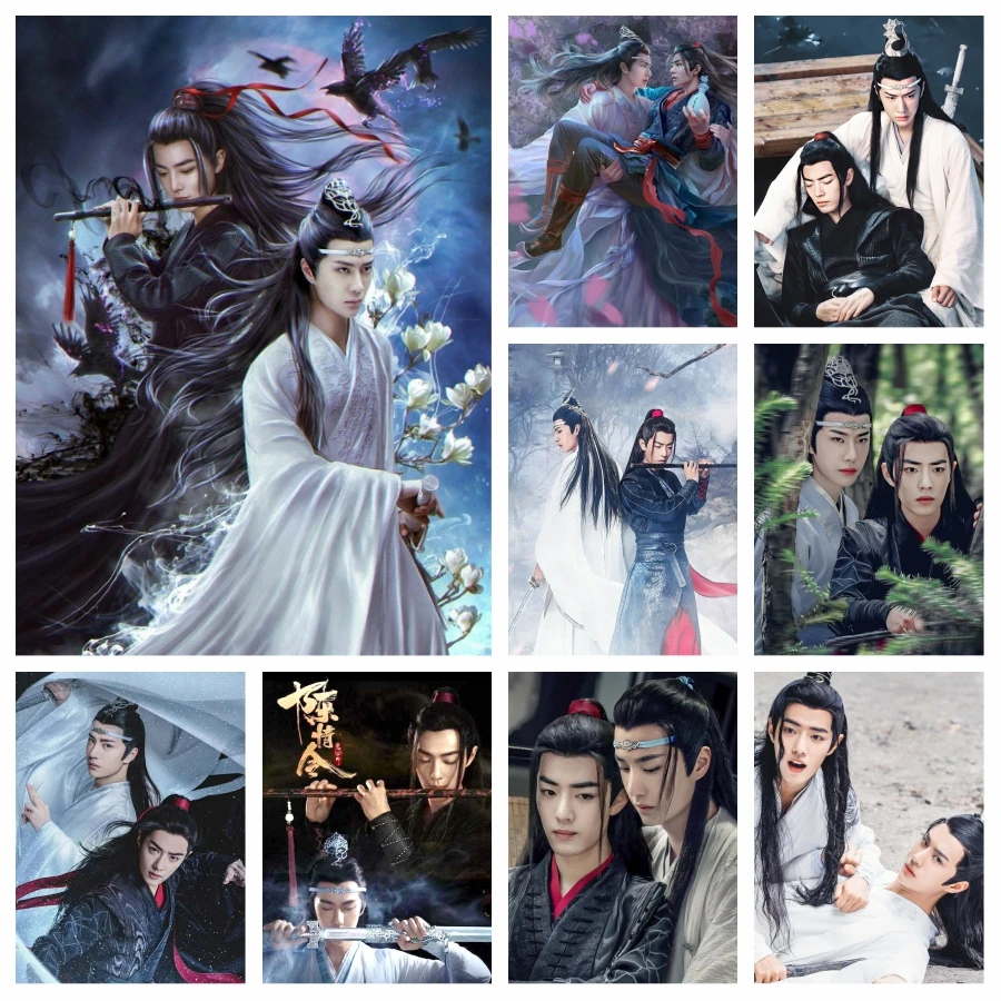 The Untamed Chen Qing Ling 5d Diamond Painting Art Chinese Tv Show Wei Wu Xian And Lan Zhan Diy Mosaic Cross Stitch Home Decor