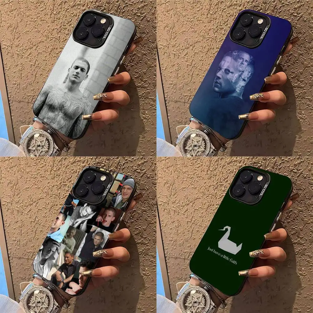 

P-Prison Break Phone Case Phone Case For iPhone 14 16 15 11 12 13 Pro Max Mini Plus Shockproof Cover