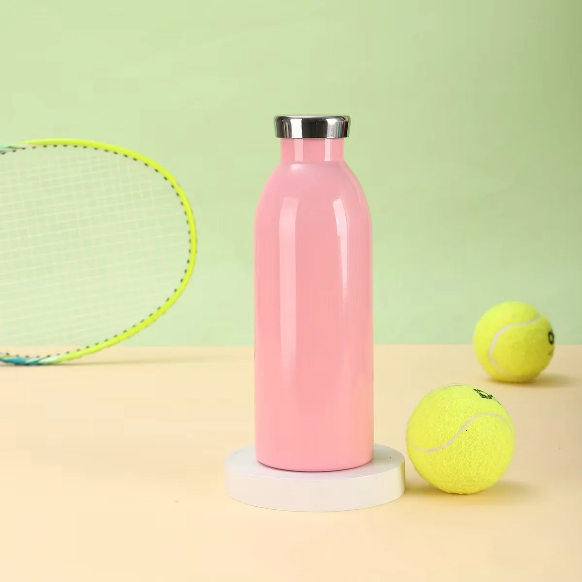 500ML Stainless Steel Insulated Sport Water Cup Large Capacity Portable Cooling Car Business Use Water Bottle,customizable