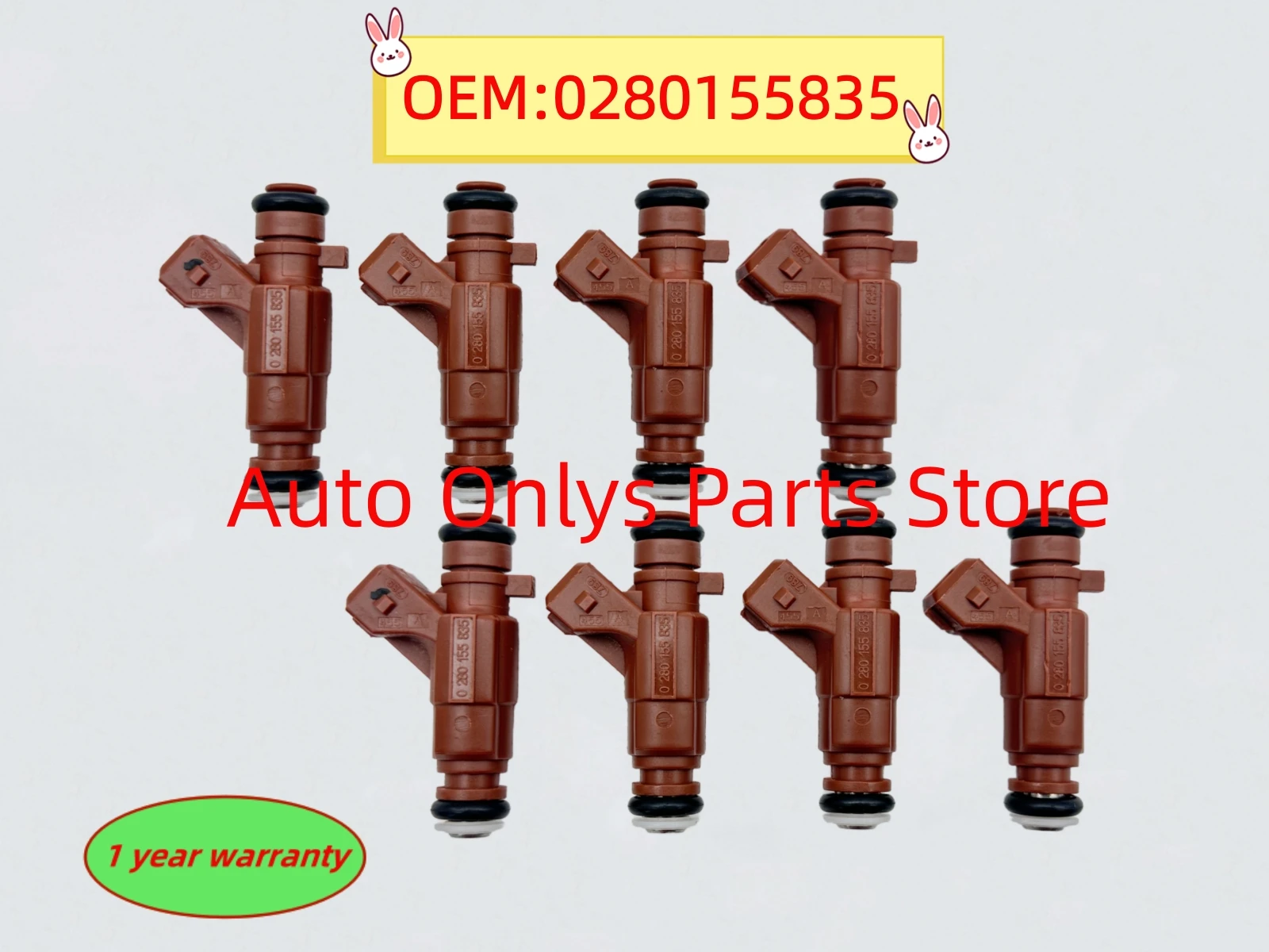 

8pcs High quality 0409060315 0280155835 Fuel injector nozzle New For Volkswagen Kombi 1.6 1997-2005 Auto Parts