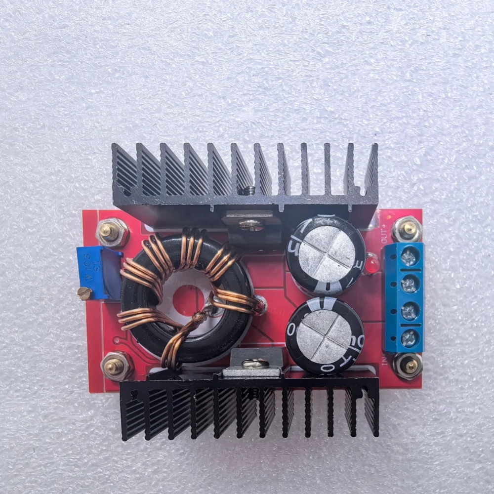 M0R0CC0 150W Peak DC‑DC Buck‑Boost Converter Module 10‑32V to 12‑35V Adjustable Voltage Regulator for Car Laptop MOROCCO UC3843A