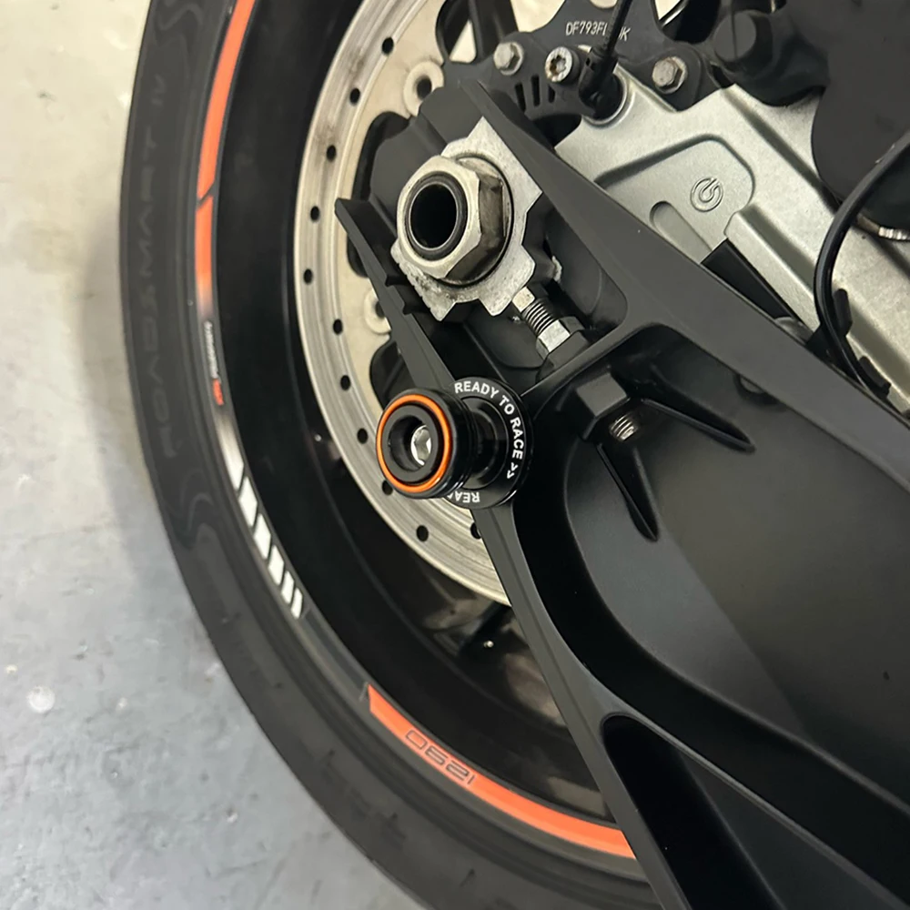 Für KTM 690 SMC RC 390 ADVENTURE 790 390 890 1290 1090 1190 1050 990 1390 DUKE 200 Motorrad Schwingarm-Spulen-Slider Ständerhalterung – Detail 2
