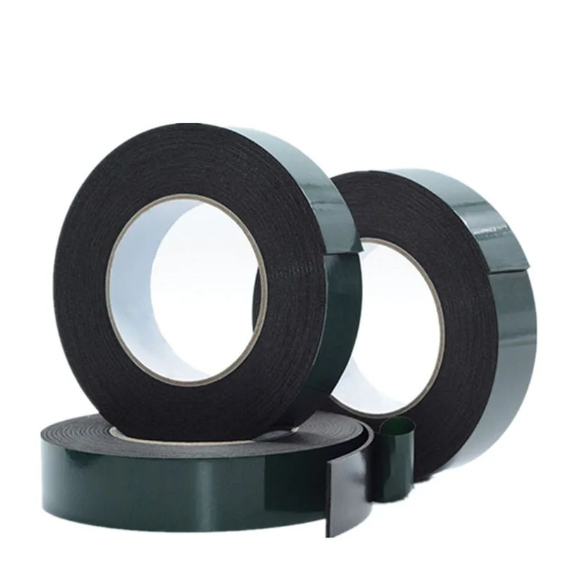 Black Super Strong Sticky Waterproof Adhesive Double Sided Foam Tape