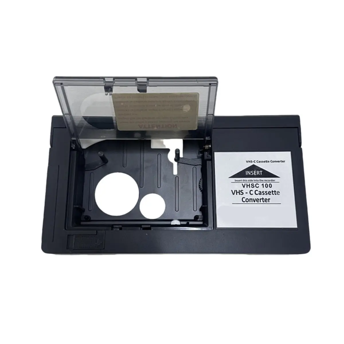 (A30I) Convertidor de Casetes VHS-C para JVC, RCA y Panasonic, Convertidor de Casetes VHS a VHSC SVHS-C, No Compatible con 8mm/MiniDV/Hi8
