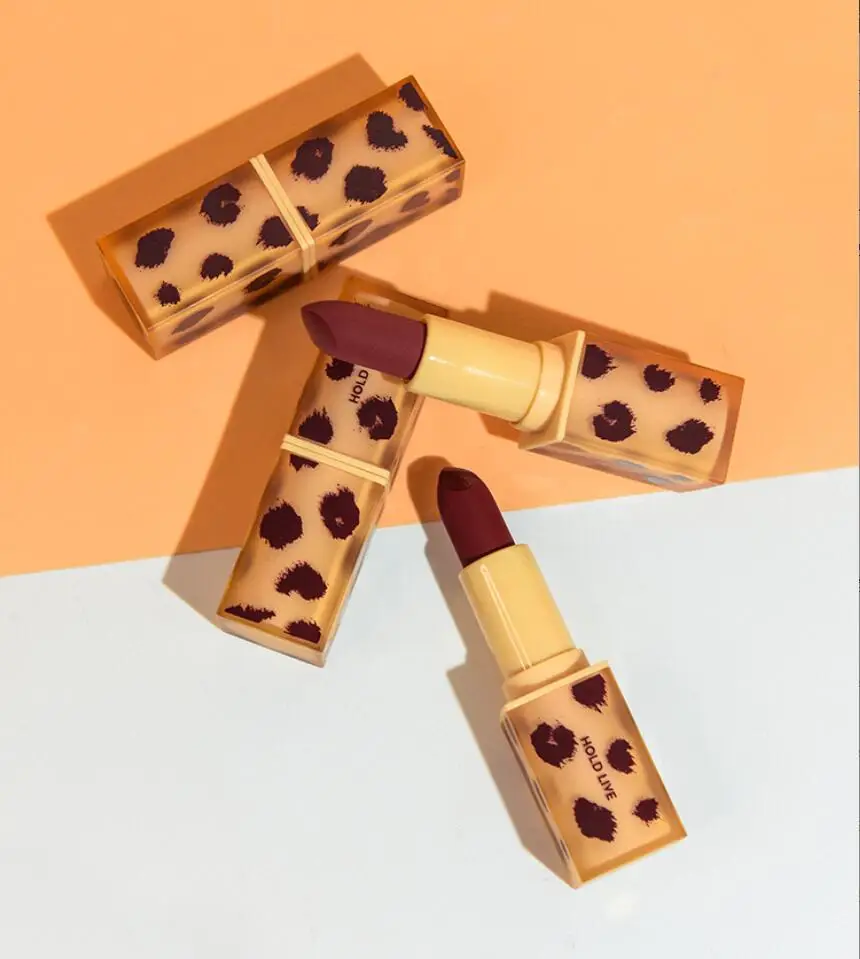 Leopard Velvet Texture Lipstick Matte Silky Touch Nude Lip Makeup Waterproof Easy To Wear Pigmented Lip Cosmetics T2257