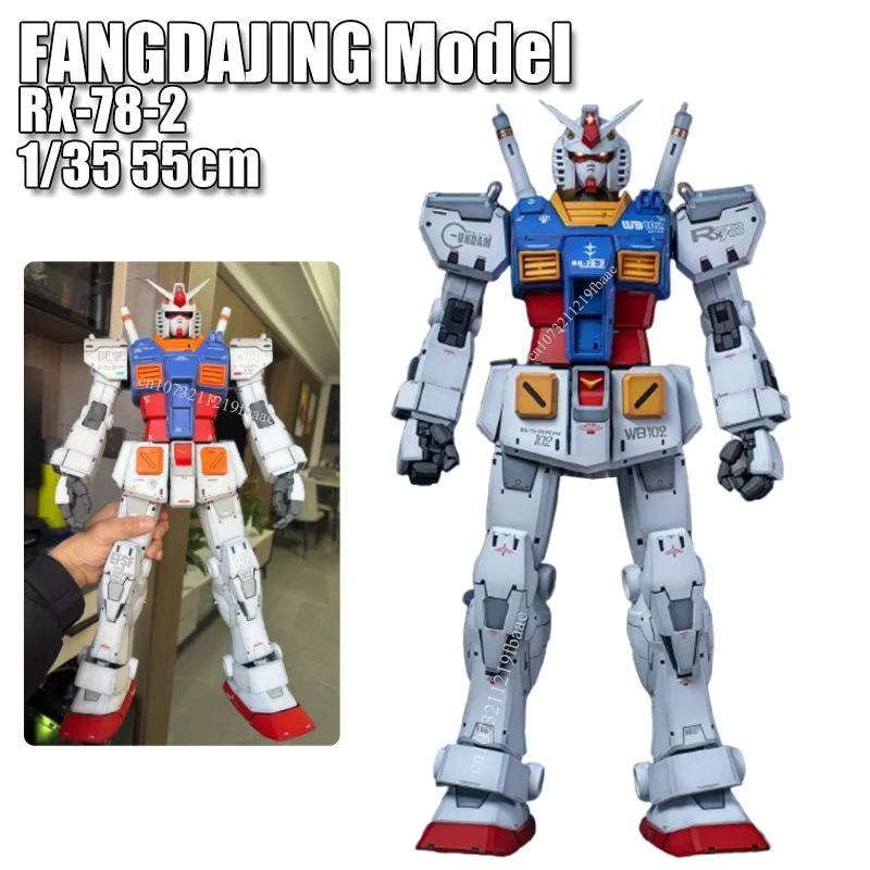 

В наличии FANGDAJING модель RX-78-2 1/35, комплект сборки модели, фигурки, игрушечный робот, пластиковые модели, наборы подарков