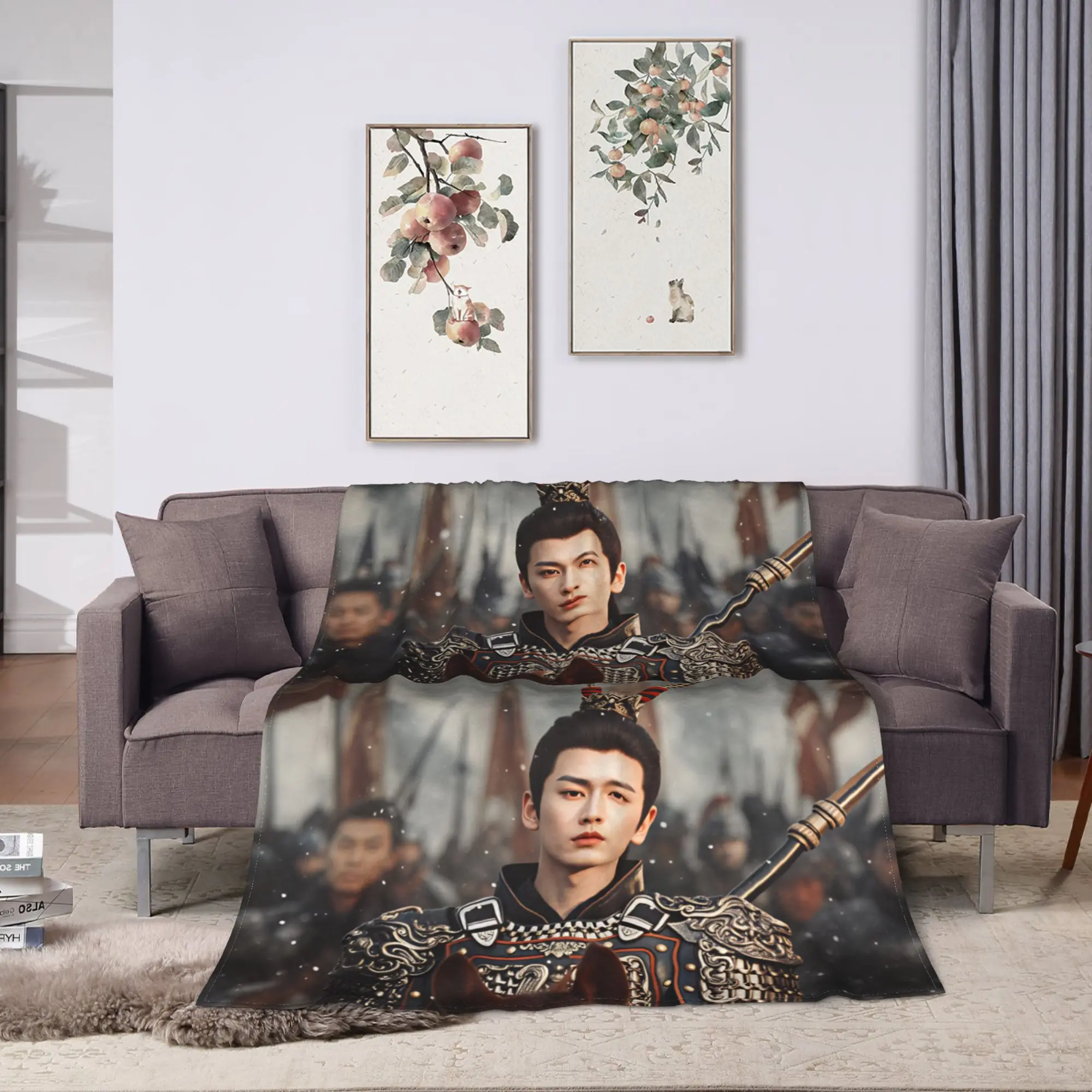 Super Soft Blanket Travel Zhang Linghe Throw Blanket  Flannel Bedspread For Bedroom Novelty Sofa Bed Cover