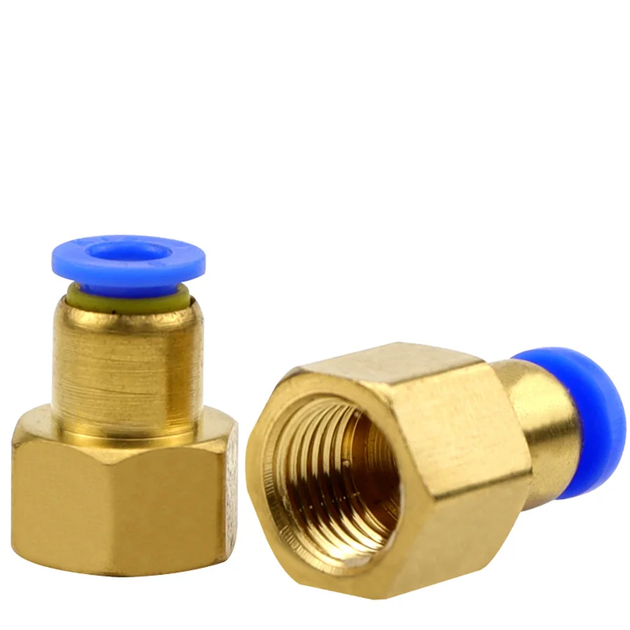 Pneumatic Connector 4mm 6mm 8mm 10mm 12mm PU Hose To 1/8 \