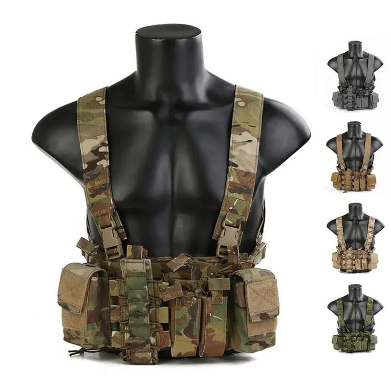 

Emersongear Tactical Chest Rig D3CR Rapid Assault Armor 5.56 Walkie Pouch Airsoft Hunting Carrier Vest Combat Vest EM7442