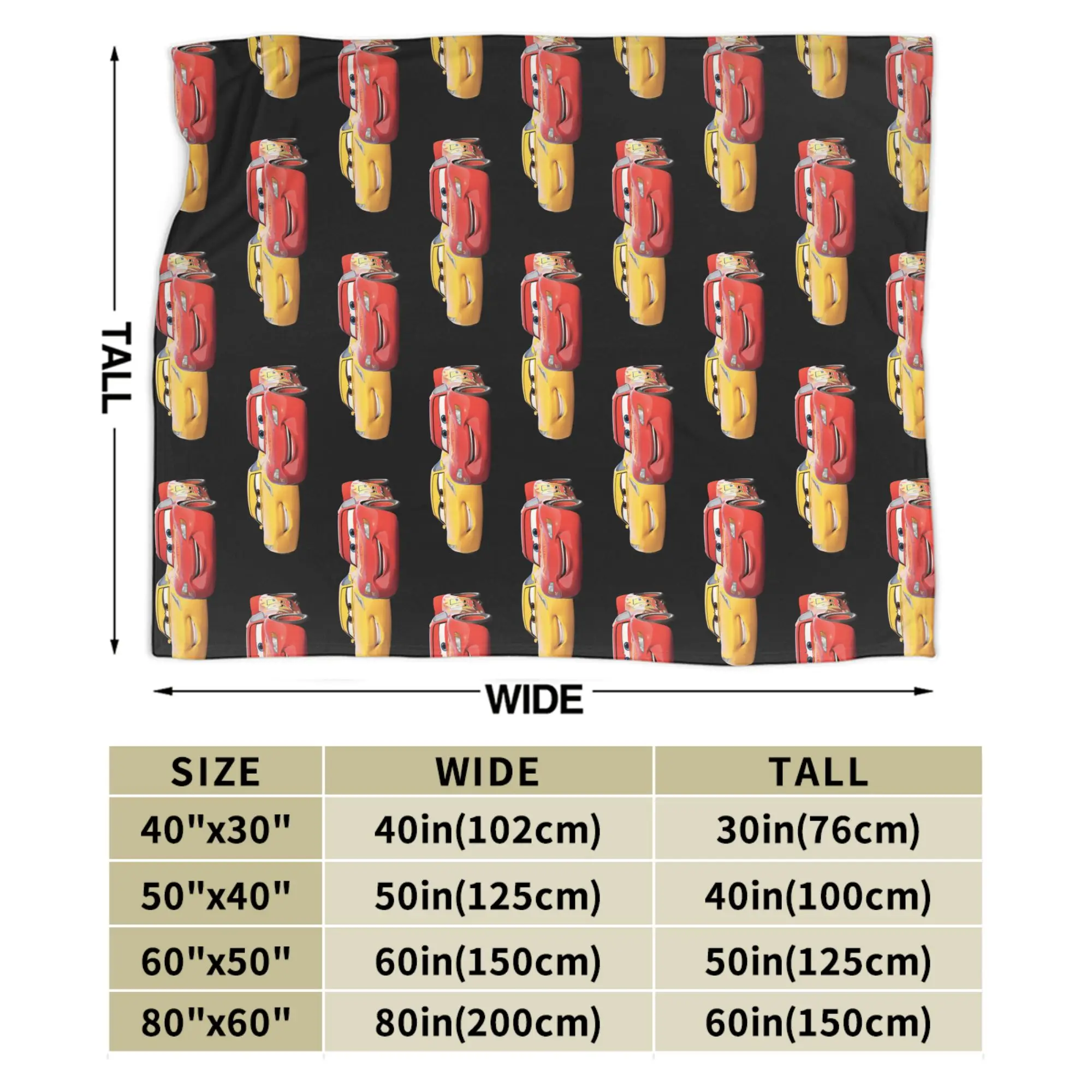سيارات 3 البرق ماكوين وكروز راميريز الفانيلا البطانيات موضة رمي بطانية للمنزل 150*125 سنتيمتر أفخم رقيقة لحاف
