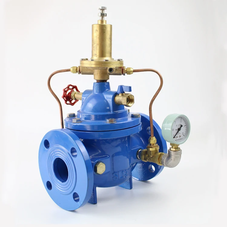 

300X Ductile Iron Industrial Hydroelectric Control Valve Water Gas Oil Hydraulic Butterfly Pressure Reducing General