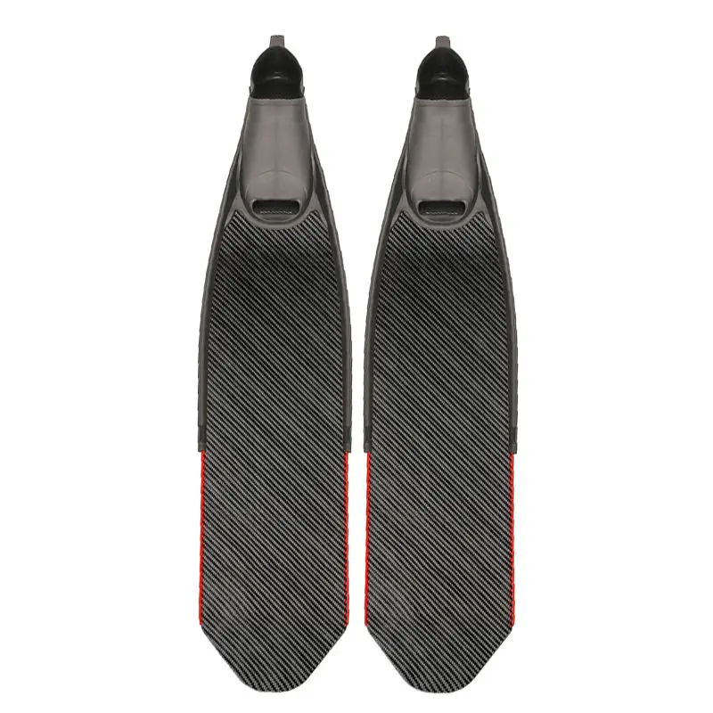 Aloma  new long fin carbon fiber blade well balanced professional diving fin