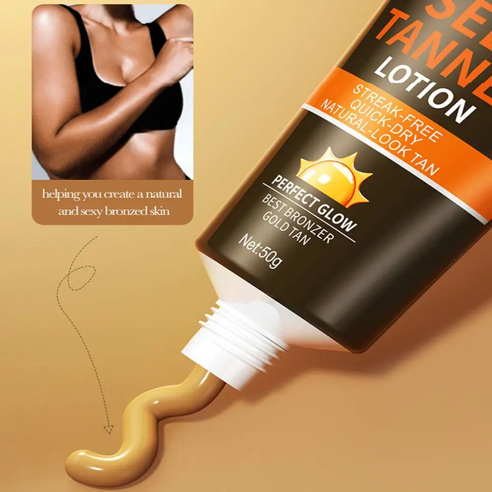 

SADOER Bronzer Tanning Cream Sunless Tanner For Face And Body Does Not Block Pores Bronzer Nourishing Lotion Skin Care Product