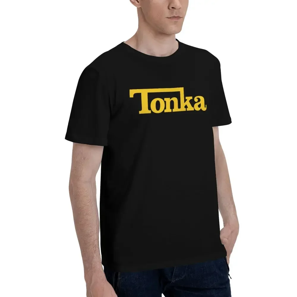 Tonka Fashion T Shirt Printed Cotton Men's T-Shirt Men Tops Funny Short Sleeve Tee