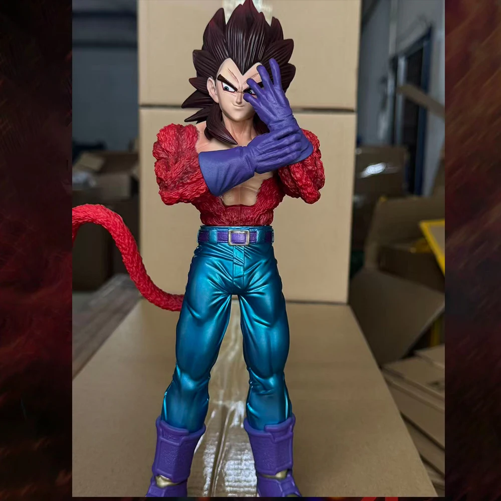 2026 Neue Heiße Statue Dragon Ball Ssj4 Vegeta Figur Majin Vegeta Super Saiyajin PVC Actionfiguren 31cm Sammlermodell Spielzeug Geschenk
