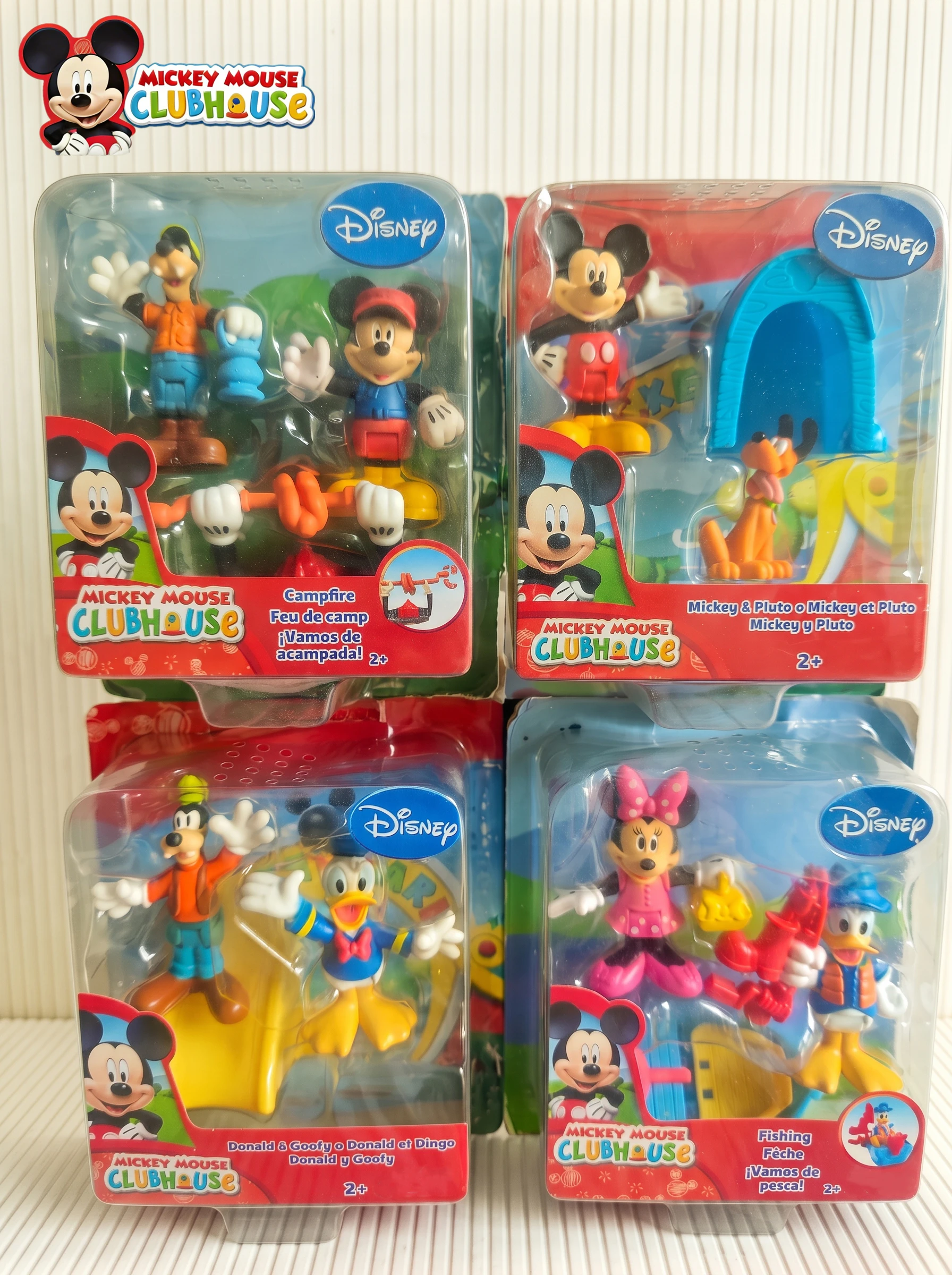 Disney Mickey and Pluto Minnie and Donald Duck Action Figures Pvc Model Doll Ornament Birthday Gifts