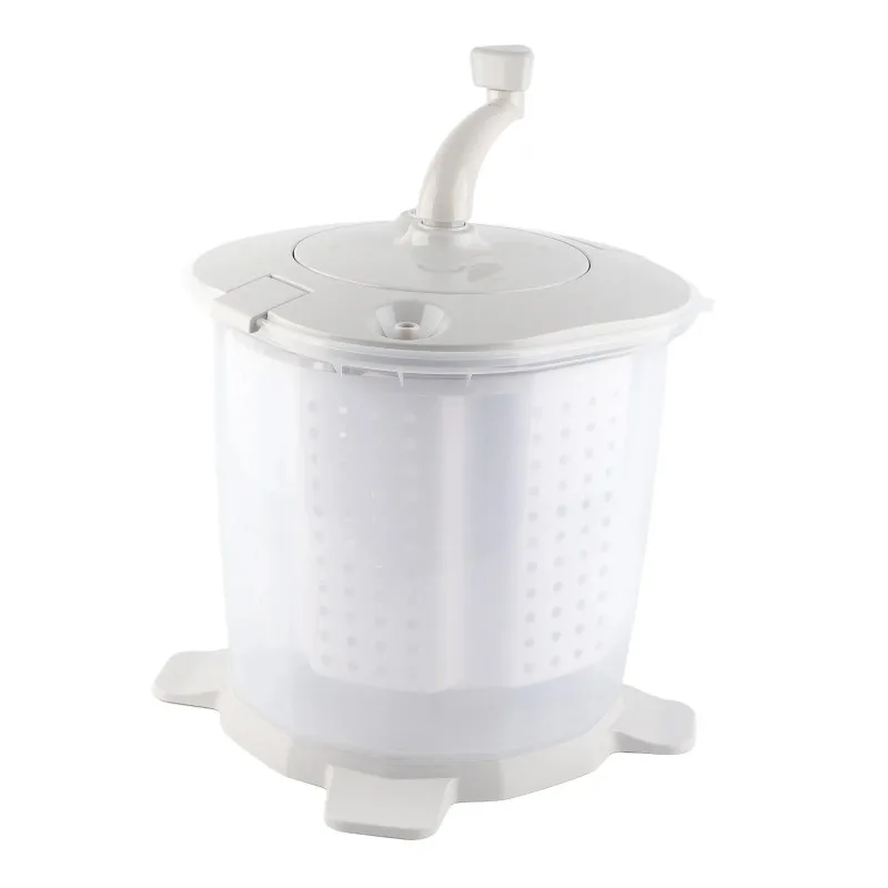Mini Portable Manual Operation Washing Machine Underwear Laundry Washer for Home Dormitory Gray