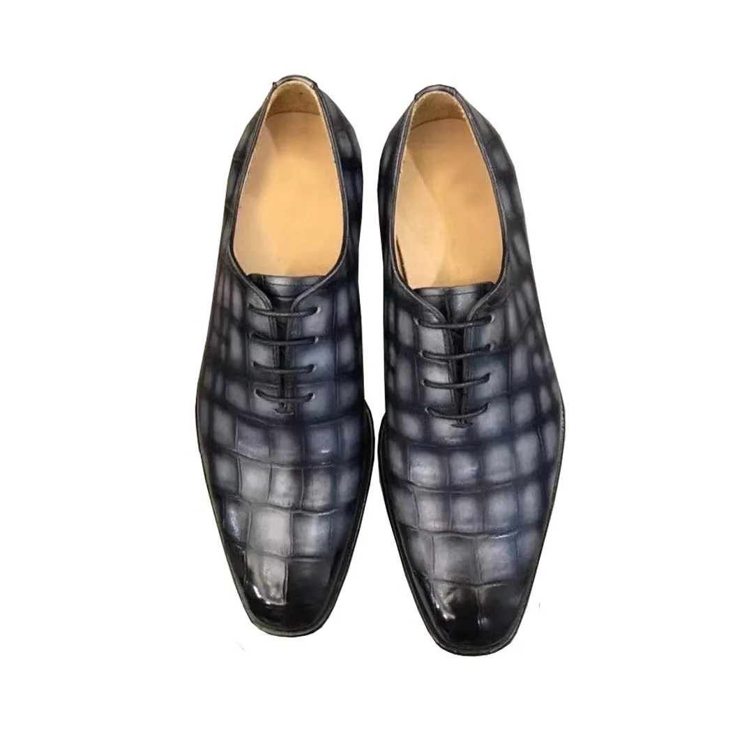 yinshang new men dress shoes male crocodile shoes wedding shoes fashion leisure formal shoes  men