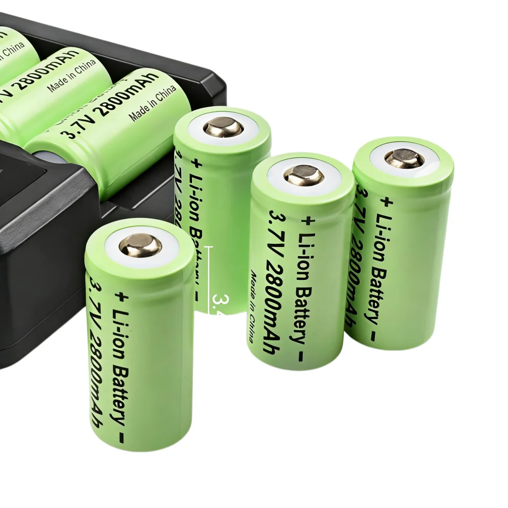 Baterie litowe CR123A 16340 CR17345 16340 CR123A 3V/3.7V, akumulatorowe, do liczników gazowych, bezprzewodowych alarmów drzwiowych. — zdjęcie produktu 4