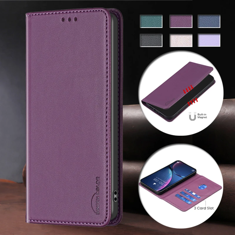 Luxury Leather Flip Phone Case For Xiaomi 15 15T 14 13 13T 12T 11T Pro 12 11 Lite 5G NE Magnetic Cover Solid Color Wallet Bags