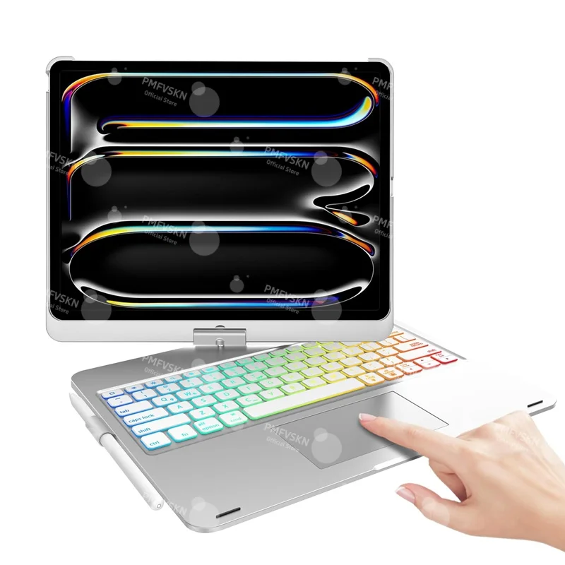 360 Draaien Magisch Toetsenbord Voor iPad Air 11 13 M2 M3 Air 5 4 10.9 10e Gen 11e A16 2025 Case Voor iPad Pro 11 2018-2022 12.9 13 M5