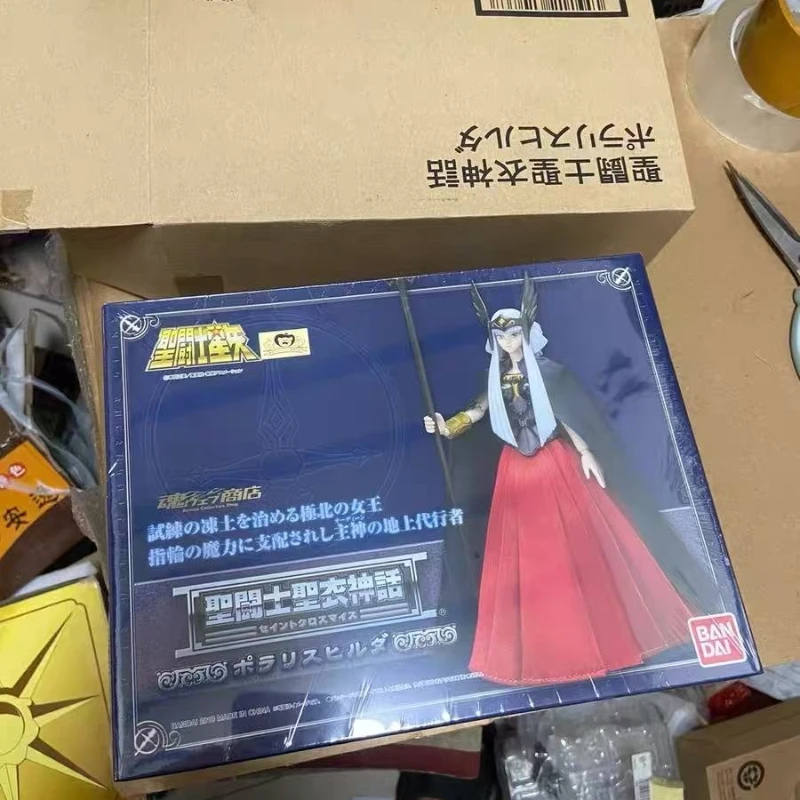 Original Saint Seiya Norse Hilda Constellation Action Figure Brand New Model Doll for Decoration Festival Toys Gifts