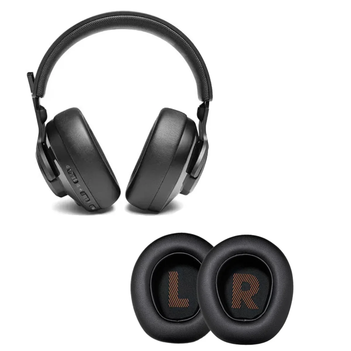 Funda de auriculares para JBL Quantum 400 Q400, cubierta de auriculares para juegos, 2 piezas, cojín de esponja para los oídos