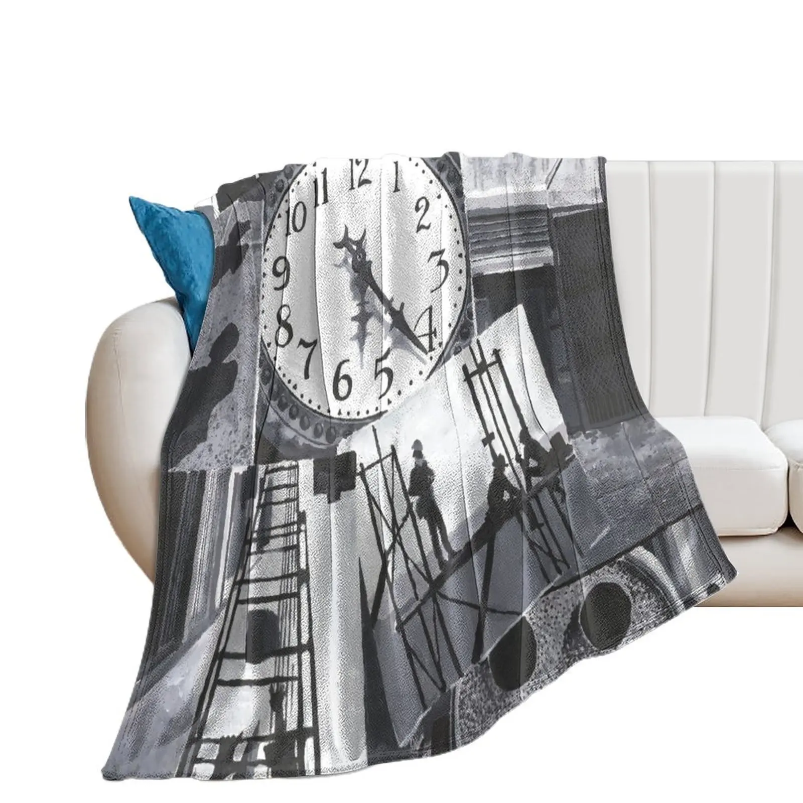 

cityscape Throw Blanket Nap Moving Hairys christmas gifts Blankets