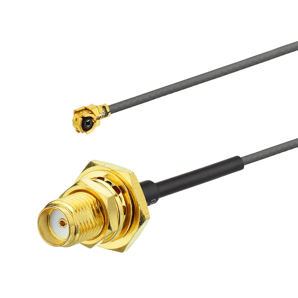 

Superbat SMA BulkHead Female с уплотнительным кольцом к разъему U.FL RA Гибкий 1,13 мм для беспроводных маршрутизаторов Мини-карты PCIe Сетевое расширение