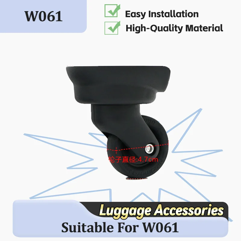 

For W061 Silent Replacement Luggage Accessories - Premium Swivel Wheels Delivering Effortless, Silent and Smooth Performance