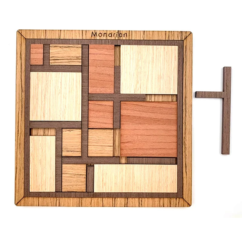 마음이 놀라운 논리 나무 지능 탱그램 보드 포장 퍼즐 두뇌 게임