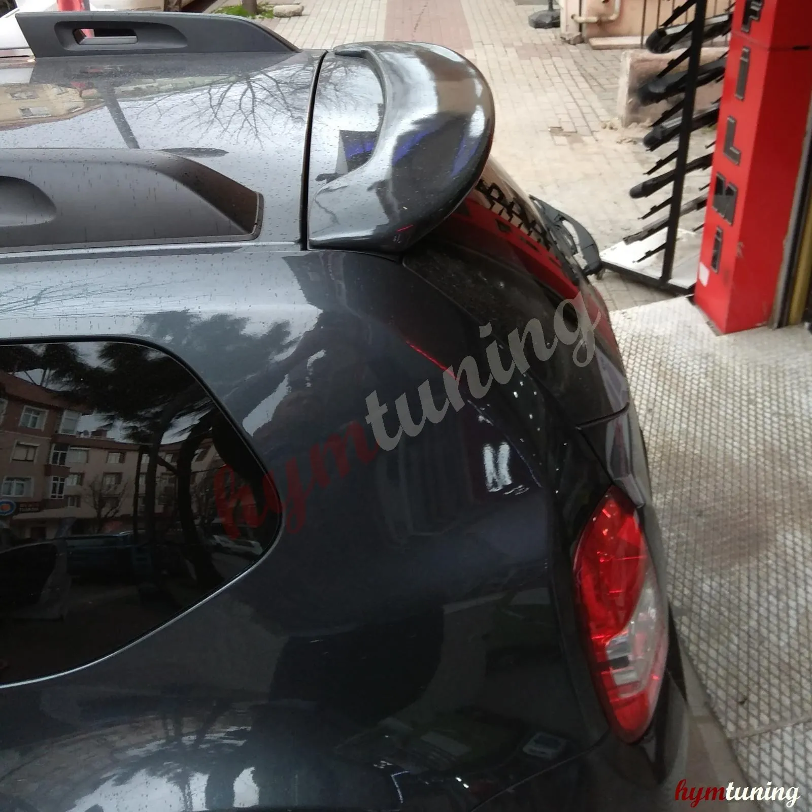 Rear Spoiler For Dacia Duster, Smoke Painted Color Code: KNA 2010 2017 Auto Accesories