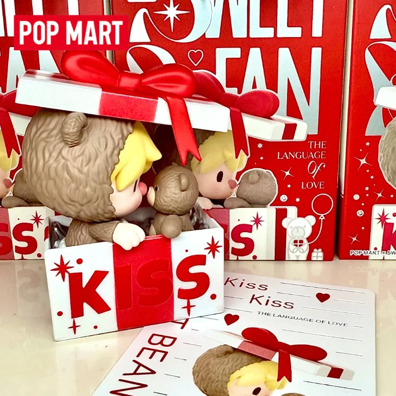 POP MART Sweet Bean The Language of Love Series Blind Box Toys Cute Anime Action Figure Desktop Ornaments Collect Surprise Gift