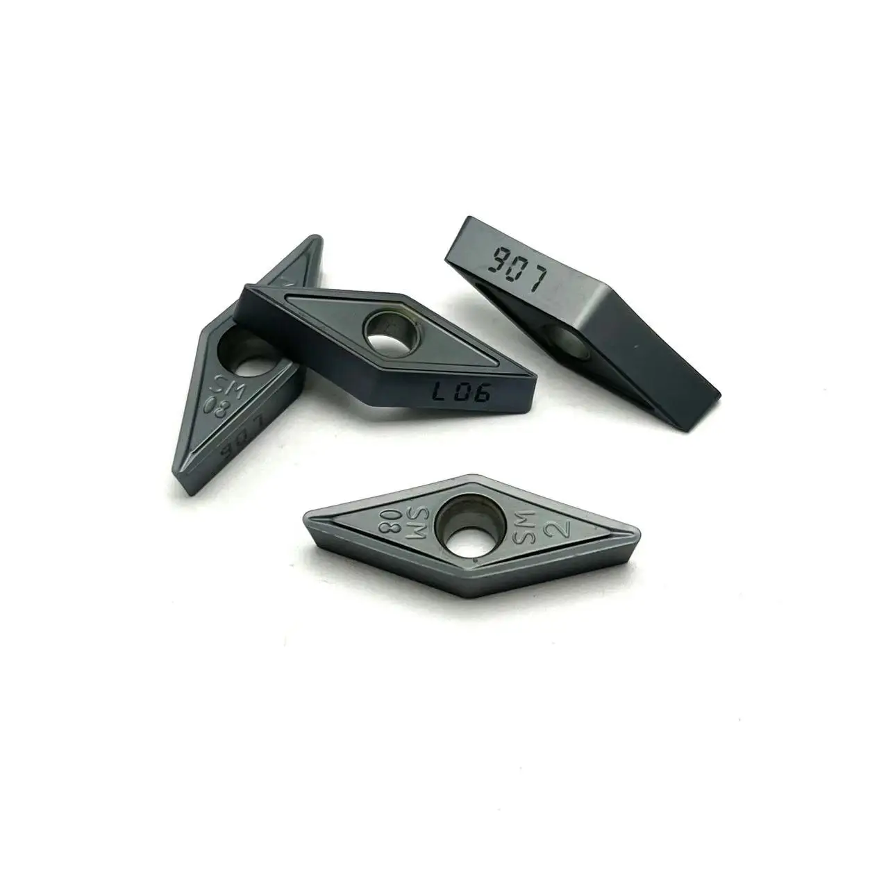 10 pz inserto in metallo duro VCMT160404 VCMT160408 MA VP15TF UE6020 US735 fresa cilindrica per metalli VCMT tornio utensile per tornitura CNC