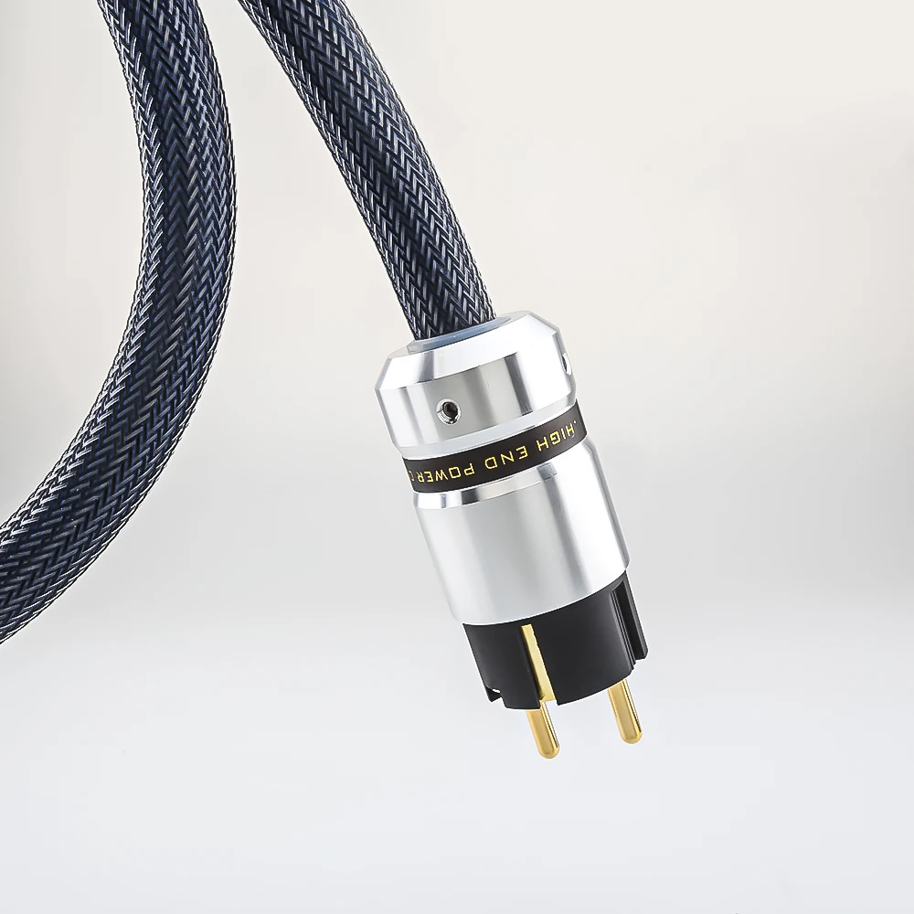 HI-End Audiocrast P111 + DW15 HIFI C19 кабель питания посеребренный шнур питания США медь ЕС позолоченный штекер питания 20A C19 IEC мама