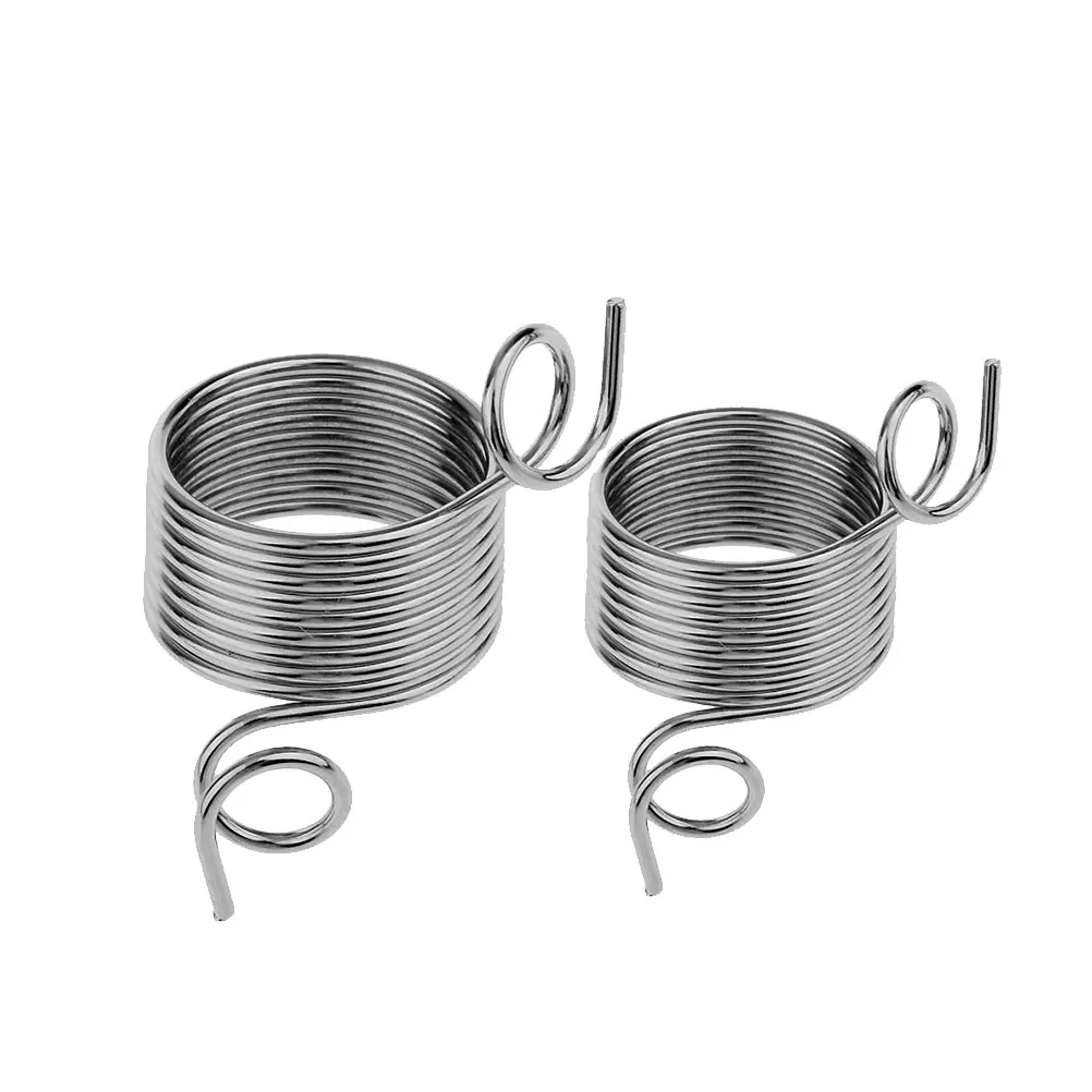 

2 pcs Yarn Strand Guide Knitting Wool Tool Lightweight Smooth Finger Spring Ring Thimble for Weaving Craft Accessories Improving