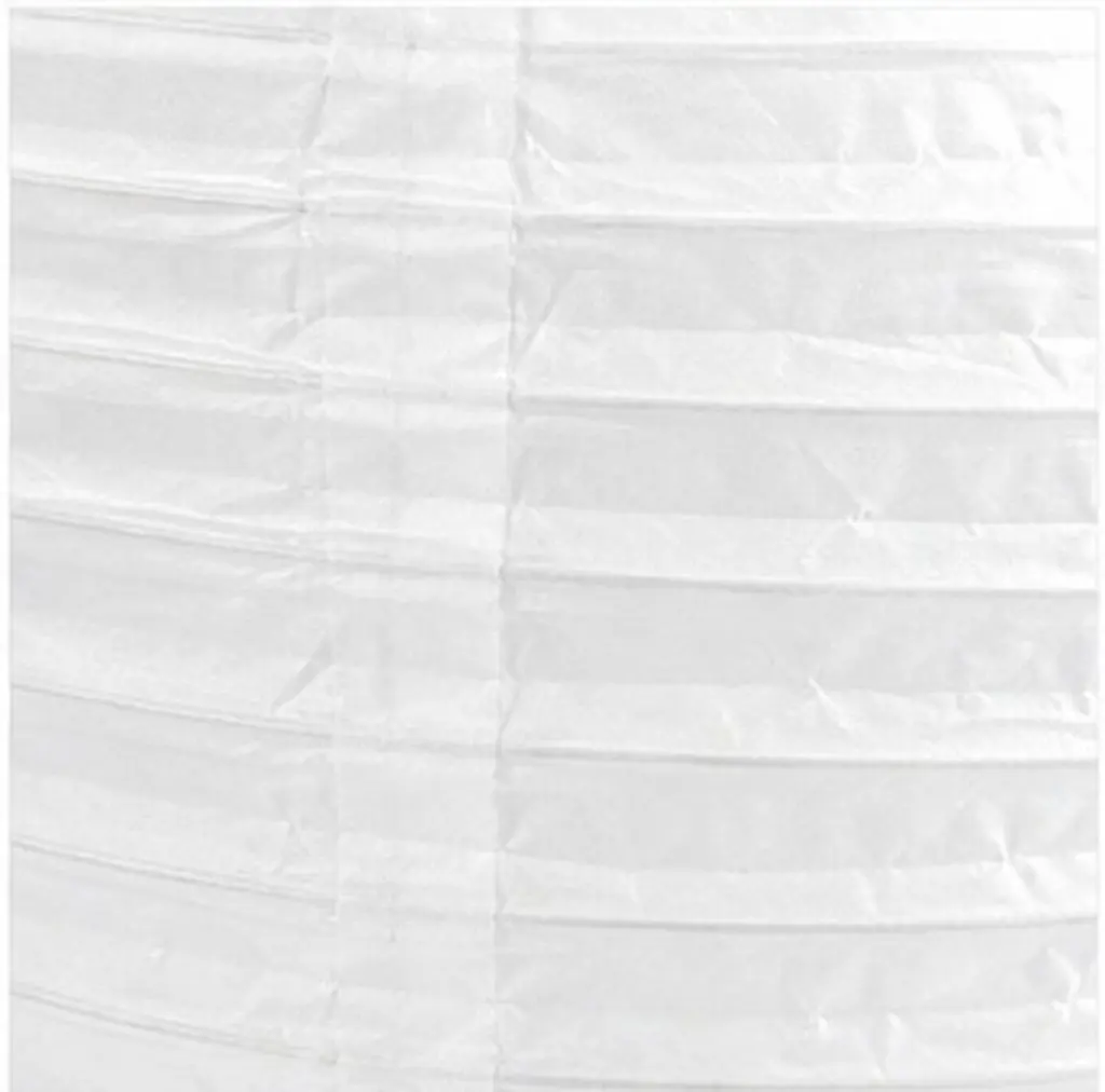 White Paper Lampshade Foldable Paper Lantern Pendant Lamp Shade European Style for Bedroom Living Room Wedding Party Decorative