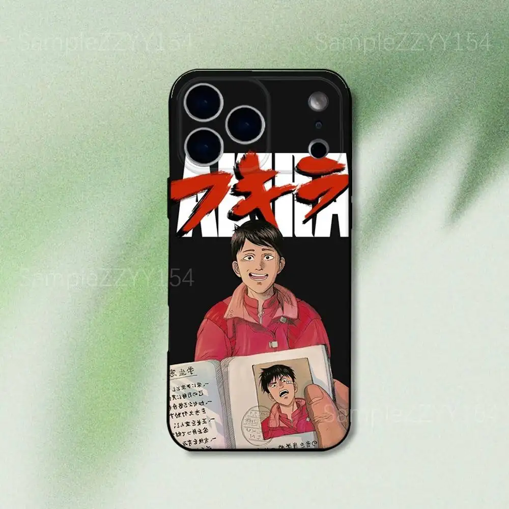 Custodia per telefono Anime AKIRA Red Cool per iPhone 17,16,15,14,13,12,Pro,Max,Plus,E,SE4,Air,Mini Funda morbida nera