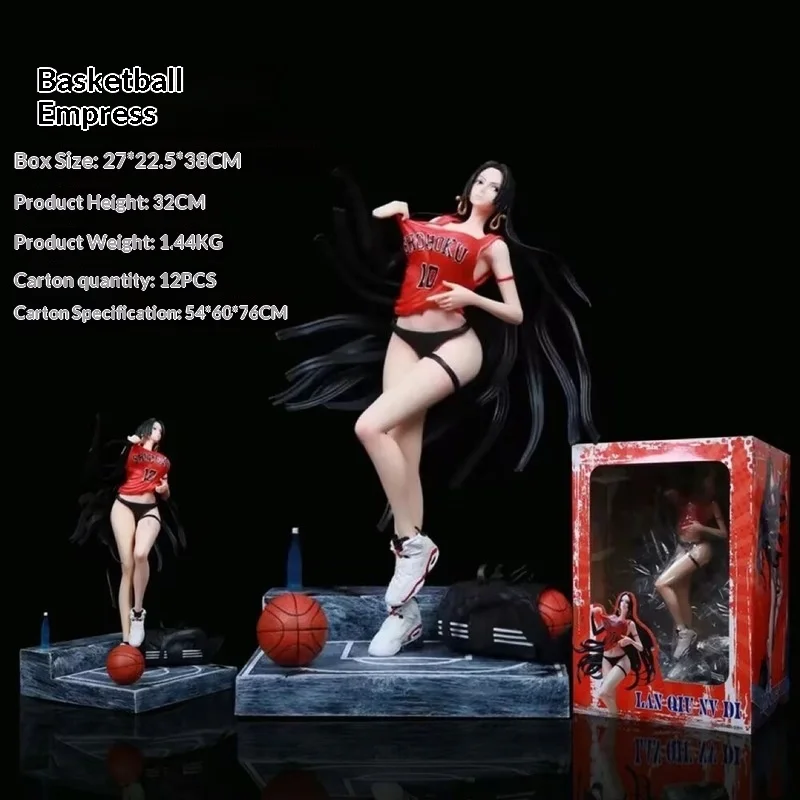 

Набор: статуэтка Королевы пиратов Бойи Хэнкок и кулон «Король пиратов» ручной работы в подарочной коробке