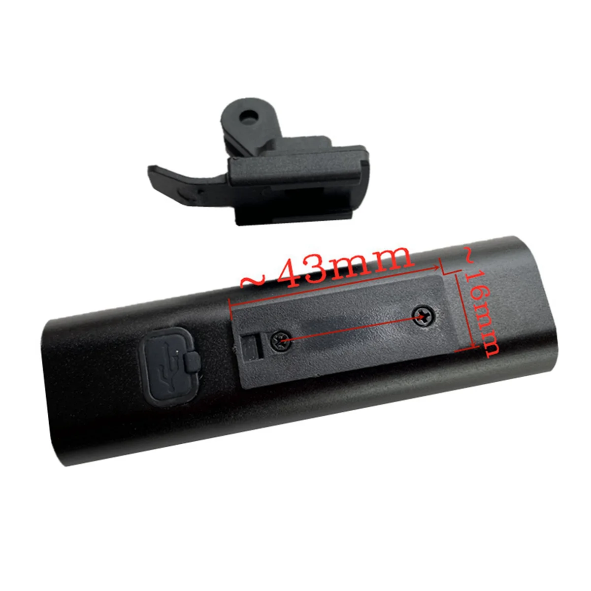 A72Z 4 pièces adaptateur de support de lumière de vélo support de lampe de poche de vélo support de lampe avant de cyclisme pour pièces de vélo