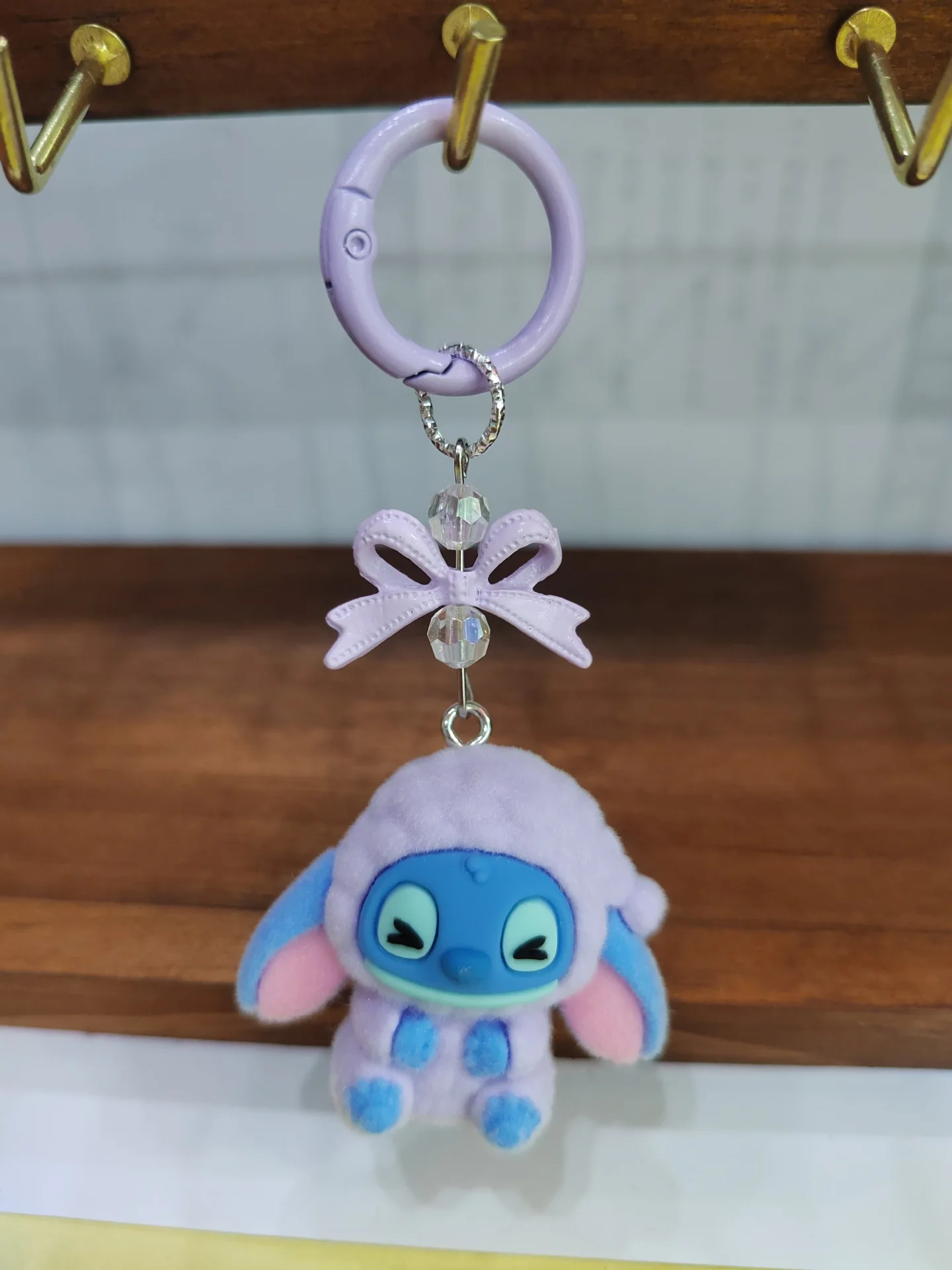 

1PCSNew cross-border butterfly knot handmade keychain for schoolbag keychain