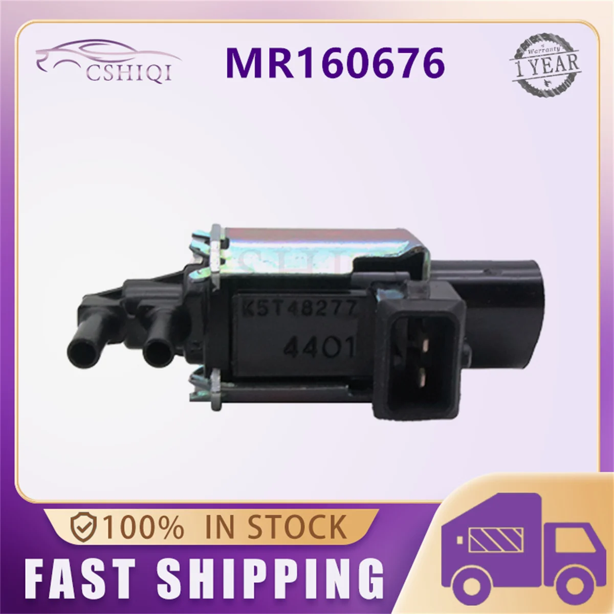 

Электромагнитный клапан продувки адсорбера паров топлива MR160676 для Mitsubishi Outlander LS XLS ES V6 2007-2009 3.0L, аксессуары для автомобилей