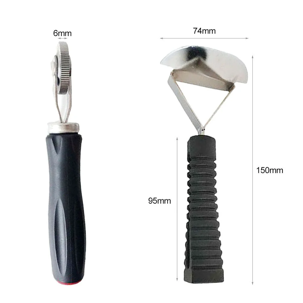 Car Tire Repair Tool Kit With Roller ScraperAuto Patch Roller Motorcycle Wheel Repair For Cars Motorcycle Wheel Patching Grindin