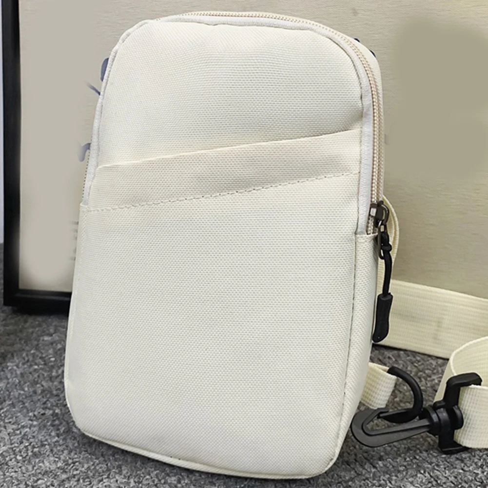 

Men&Women Moto Biker Solid Color Chest Bag Oxford Crossbody Small Square Bags Fashion Shoulder Bags Sports Outdoor Sling Bag