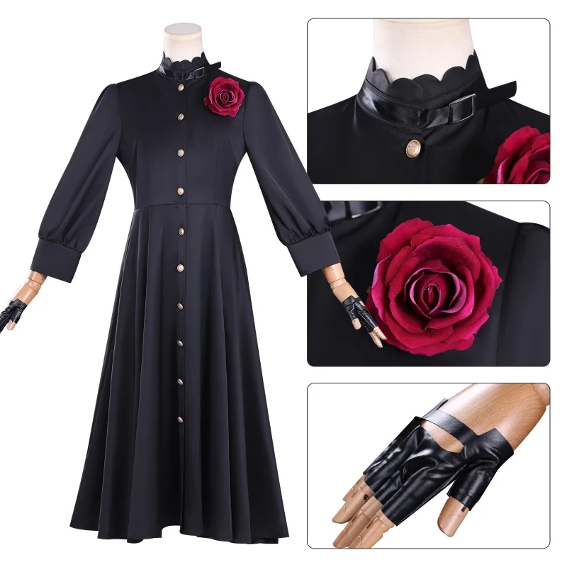 

Customized Elegant High-Waisted A-Line Slimming Dress Medium-Length Anime Cosplay Daily Wear Sensibility Socialite Style