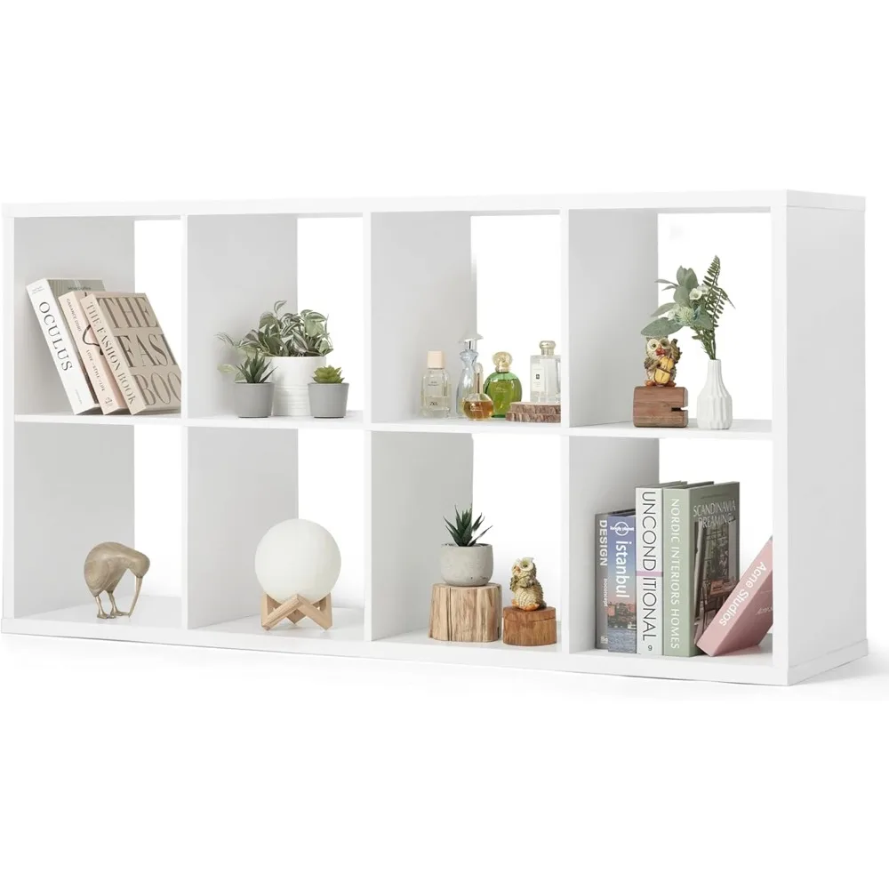 Durable 13-Inch Cube Organizer Shelf with Thick Edges, Open Storage Divider, Bookcase